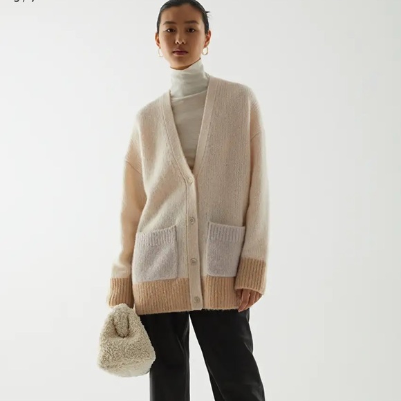Cos Brushed Alpacawool Mix Cardigan 